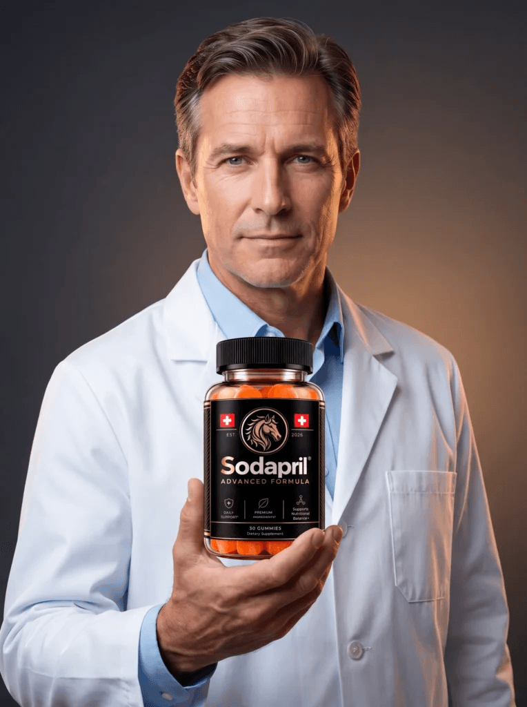 Sodapril Gummies bottles, natural botanical supplement made in the USA